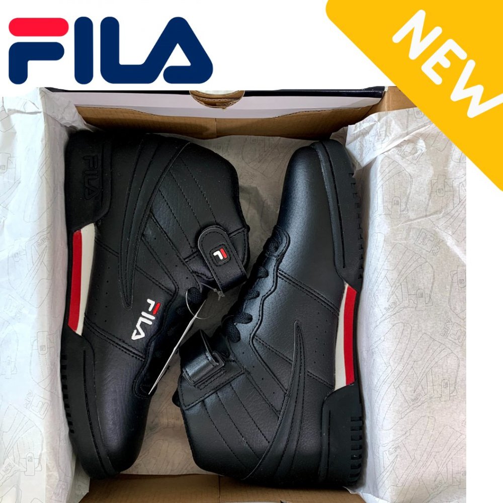 Kid's FILA F-13 Hi-Top Shoes - Size 5.5 - Picture 2 of 14